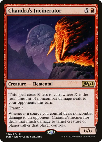 Chandra's Incinerator, Magic: The Gathering card