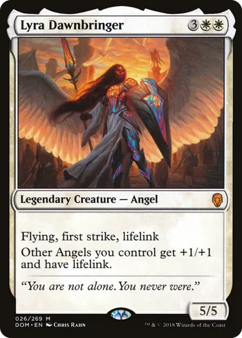 Lyra Dawnbringer, Magic: The Gathering card