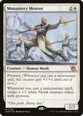 Monastery Mentor, Magic: The Gathering card