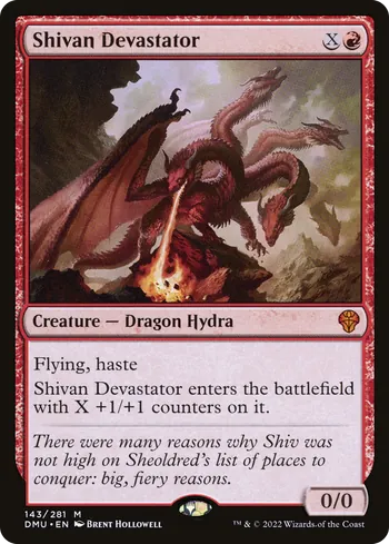 Shivan Devastator, Magic: The Gathering card