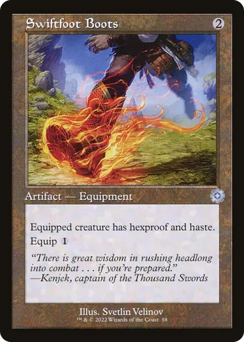 Swiftfoot Boots, Magic: The Gathering card