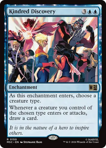 Kindred Discovery, Magic: The Gathering Karte