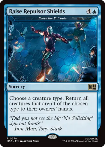 Raise the Palisade, Magic: The Gathering Karte