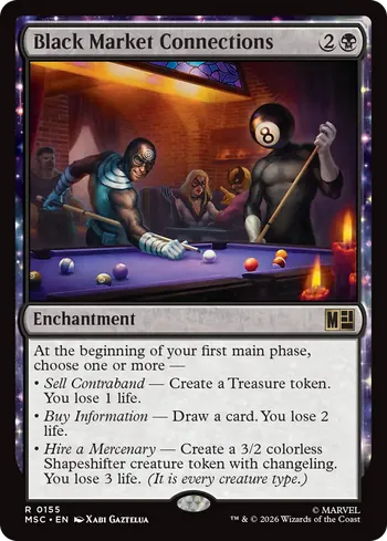 Black Market Connections, Magic: The Gathering Karte