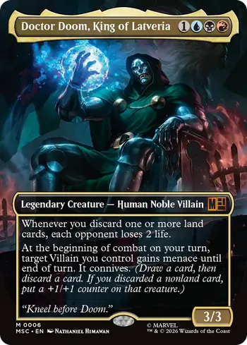 Doctor Doom, King of Latveria, Magic: The Gathering Karte