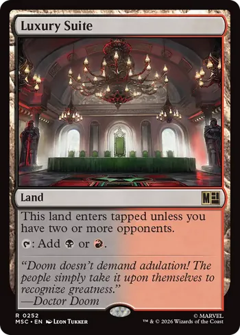 Luxury Suite, Magic: The Gathering Karte