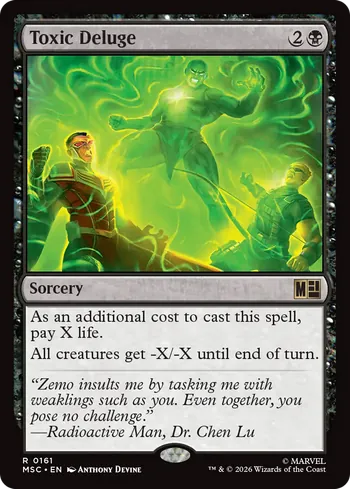 Toxic Deluge, Magic: The Gathering Karte