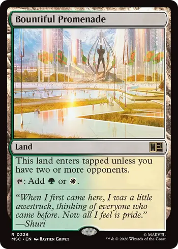 Bountiful Promenade, Magic: The Gathering card