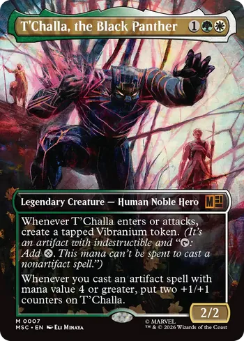 T'Challa, the Black Panther, Magic: The Gathering card