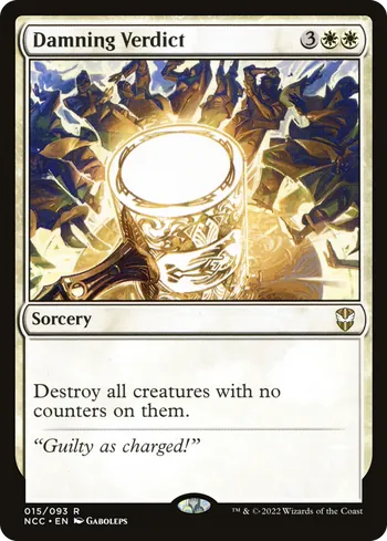 Damning Verdict, Magic: The Gathering card
