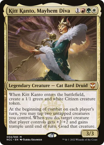 Kitt Kanto, Mayhem Diva, Magic: The Gathering card