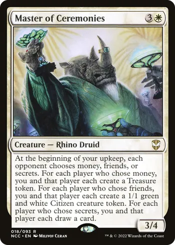 Master of Ceremonies, Magic: The Gathering card