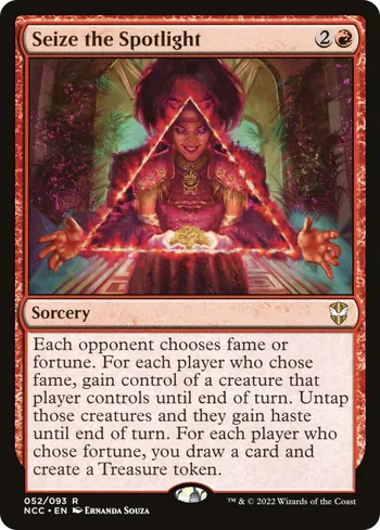 Seize the Spotlight, Magic: The Gathering card