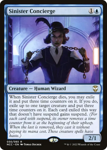 Sinister Concierge, Magic: The Gathering card