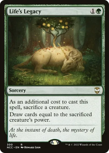 Life's Legacy, Magic: The Gathering card