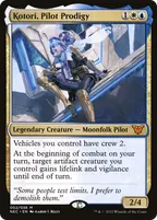 Kotori, Pilot Prodigy, Magic: The Gathering card