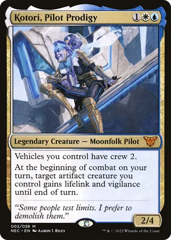 Kotori, Pilot Prodigy, carta de Magic: The Gathering