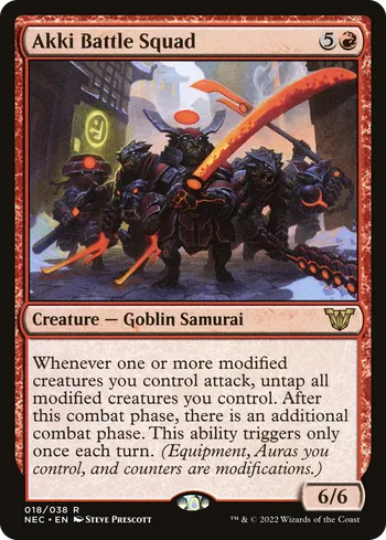 Akki Battle Squad, Magic: The Gathering card