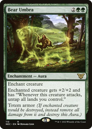 Bear Umbra, Magic: The Gathering card