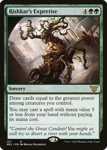 Rishkar's Expertise, Magic: The Gathering card