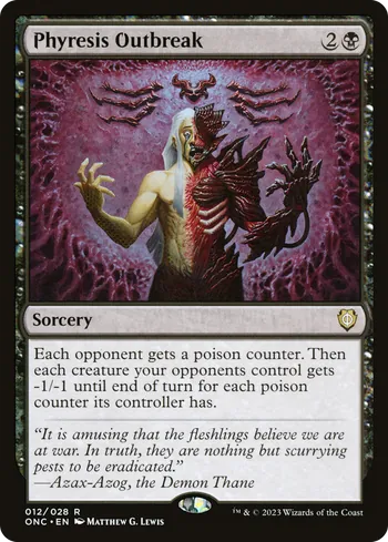 Phyresis Outbreak, Magic: The Gathering Karte