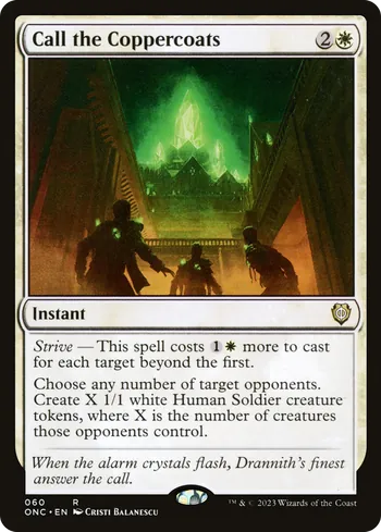 Call the Coppercoats, Magic: The Gathering Karte