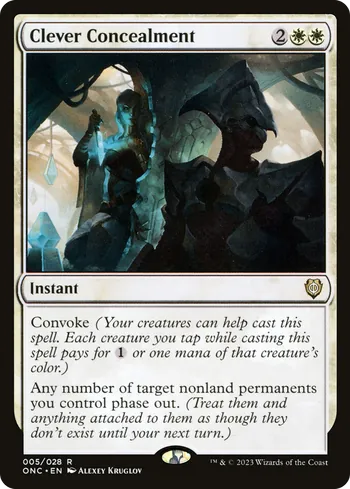 Clever Concealment, Magic: The Gathering Karte