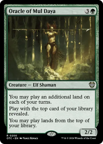 Oracle of Mul Daya, Magic: The Gathering card