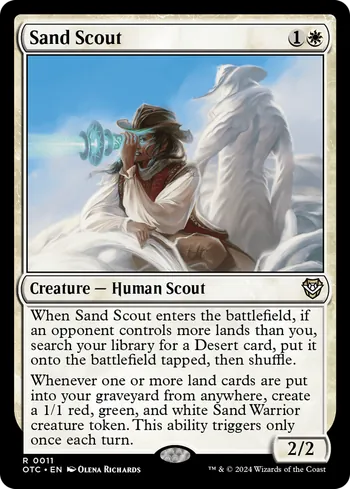 Sand Scout, Magic: The Gathering card