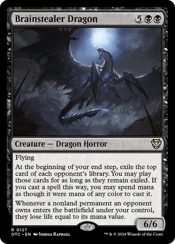 Brainstealer Dragon, Magic: The Gathering card