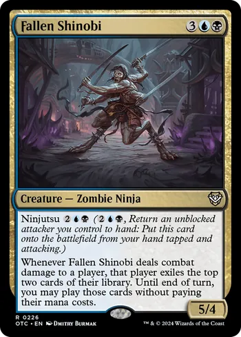 Fallen Shinobi, Magic: The Gathering card
