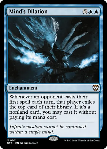 Mind's Dilation, Magic: The Gathering card