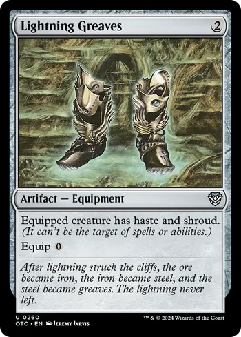Lightning Greaves, Magic: The Gathering card