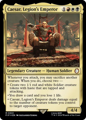 Caesar, Legion's Emperor, Magic: The Gathering card