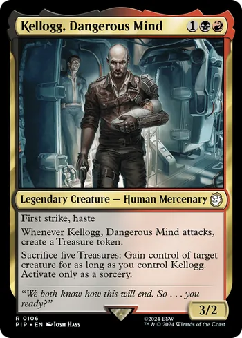 Kellogg, Dangerous Mind, Magic: The Gathering card