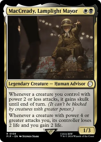 MacCready, Lamplight Mayor, Magic: The Gathering card