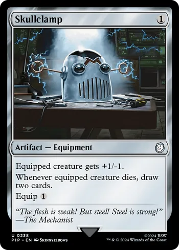 Skullclamp, Magic: The Gathering card