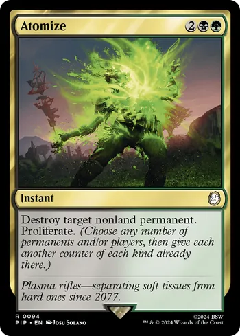 Atomize, carta de Magic: The Gathering