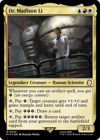 Dr. Madison Li, Magic: The Gathering card