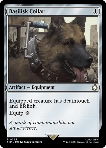 Basilisk Collar, Magic: The Gathering card
