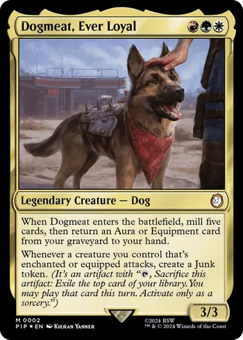 Dogmeat, Ever Loyal, Magic: The Gathering card