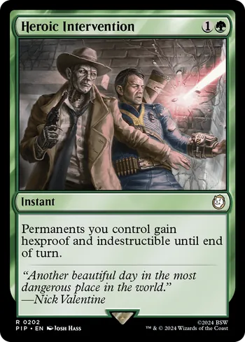 Heroic Intervention, Magic: The Gathering card