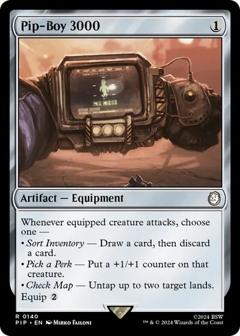 Pip-Boy 3000, Magic: The Gathering card