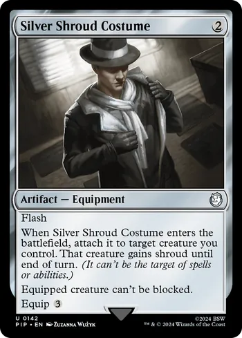 Silver Shroud Costume, Magic: The Gathering card