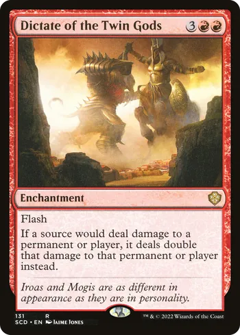 Dictate of the Twin Gods, Magic: The Gathering card