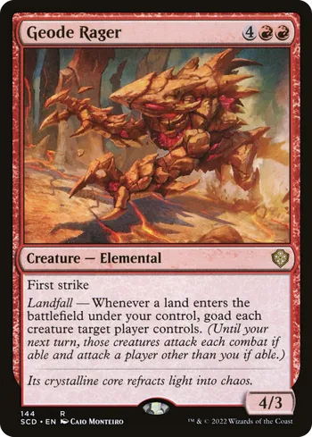 Geode Rager, Magic: The Gathering card