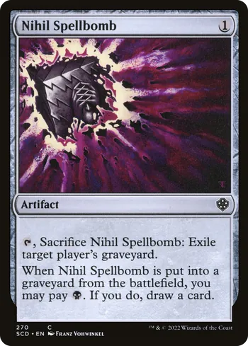 Nihil Spellbomb, Magic: The Gathering card