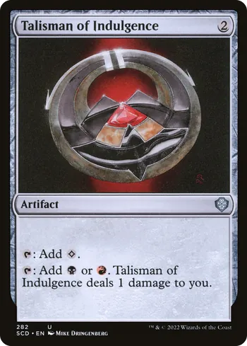 Talisman of Indulgence, Magic: The Gathering card