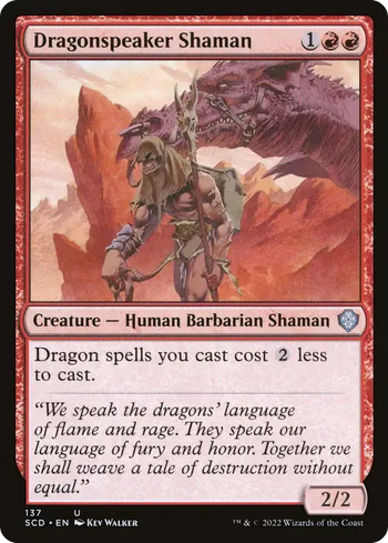 Dragonspeaker Shaman, Magic: The Gathering Karte