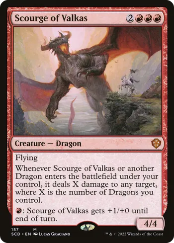 Scourge of Valkas, Magic: The Gathering Karte